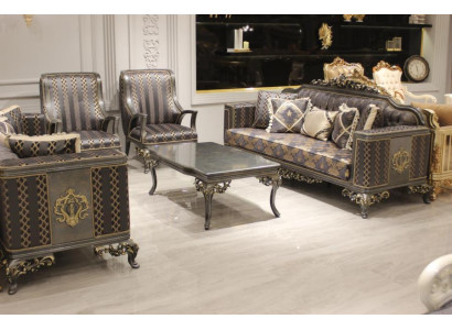 Deluxe Living room Sofa Set 3+3 Seater Modern Sofa Elegant Living room
