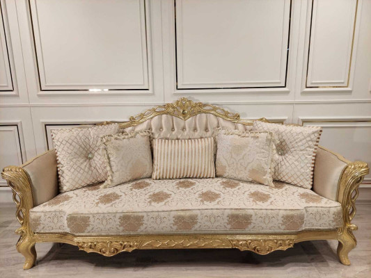 Sofa set Sofa 3+1 Seater Armchair Table carved legs Coffee table