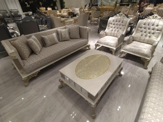 Premium Living room Furniture Sofa set Elegant new Sofa 3 Seater Armchair