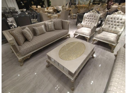 Premium Living room Furniture Sofa set Elegant new Sofa 3 Seater Armchair