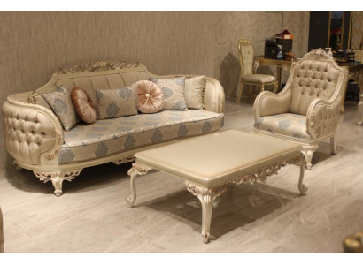 Stylish Luxurious 3-Seater Sofa Living room Armchair Noble Furniture new