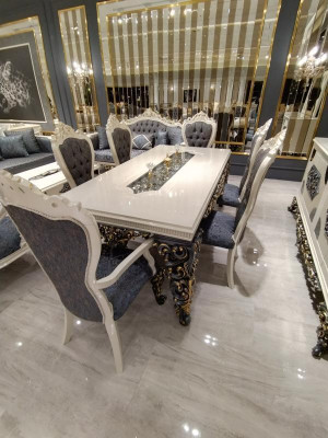 Great Dining room Set Stylish Dining table 4 Chairs Elegant Set new