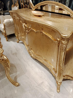 Luxury Sideboard Sideboard with Mirror Suite Chest of drawers Wood Chests of drawers Classic