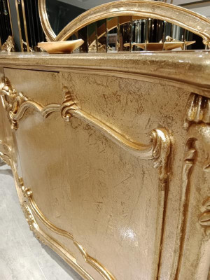 Luxury Sideboard Sideboard with Mirror Suite Chest of drawers Wood Chests of drawers Classic