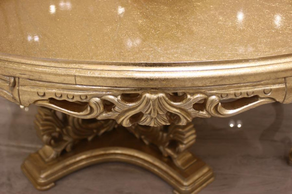 Luxury Dining table Round Design Table Classic Dining room Tables Furniture Gold new
