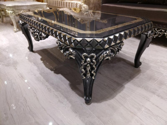 Design Luxury Coffee table Living room Coffee table Modern Wood Coffee table
