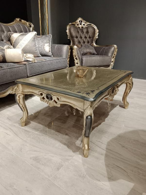 Classic r Coffee table Living room Furniture elegant Coffee table Gold new