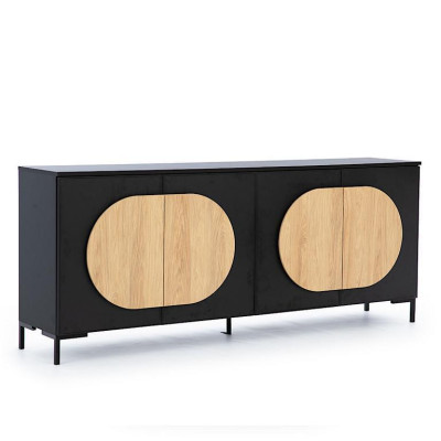 Black -Brown Bedroom Furniture Designer Bed Wardrobe Chest of drawers
