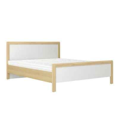 White Bedroom Furniture Luxury Bed Bedside tables Large Wardrobe