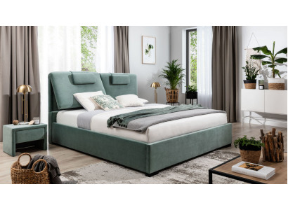 Complete e Bedroom Suite 3tlg Double bed Designer 2x Bedside tables