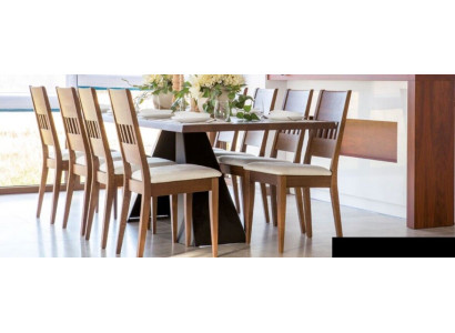 Dining table Wood Chairs 7-piece armchair Group Dining room Suite Chair Set Table new