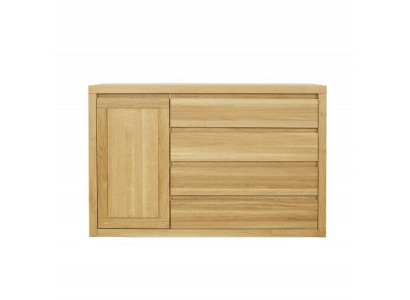 Sideboard Chest of drawers Solid wood Cabinets Real Wood 140x90cm Chests of drawers Wardrobe Oak