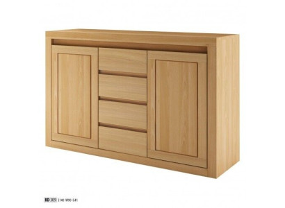 Sideboard Chest of drawers Solid wood Cabinets Real Wood Oak 140x90cm Chests of drawers Wardrobe