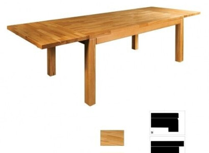 Table Real Wood Oak Solid wood dining tables solid 140x90cm Tables Real wood