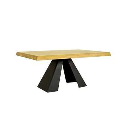 Design X Legs Coffee table Pine Solid Real Wood Furniture Side Table Tables