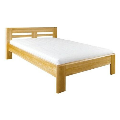 Beds Wooden bed Real Wood Bed Hotel Design Style Solid 160x200 Bedroom