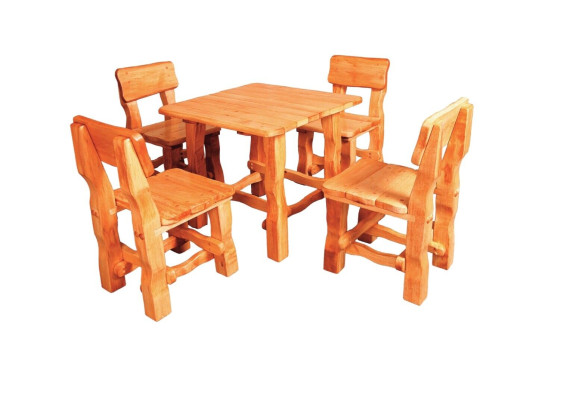 Garden Furniture Corner Bench Seating group Wood 5pcs. Set Table Stool Chair Solid Dining set