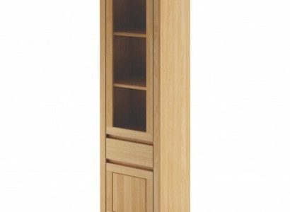 Wooden cabinet Glass display cabinet Handmade solid wood living room cabinet