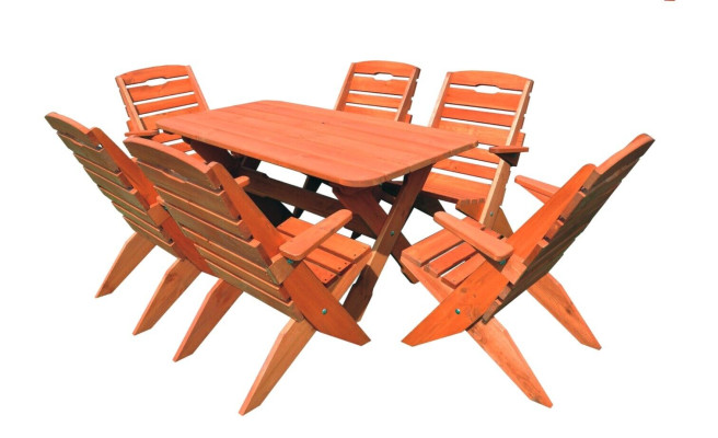 Garden Furniture Corner Bench Seating group Wood Set Table Stool Chair Solid 7pcs. Dining set