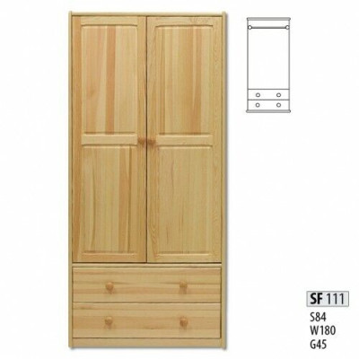 Wardrobe Pine Wardrobe Solid Wood Solid Bedroom Wardrobe Cabinets new