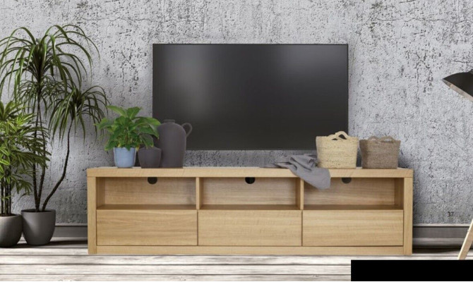Design TV-cabinet tv sideboard chest of drawers side low shelf luxury living room board wardrobe