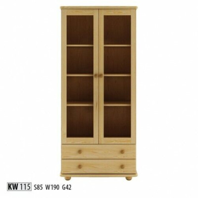 Display case Living room Sideboard Solid Wood Display cases Glass Wardrobe Real wood