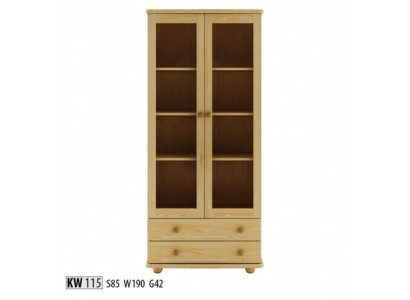 Display case Living room Sideboard Solid Wood Display cases Glass Wardrobe Real wood