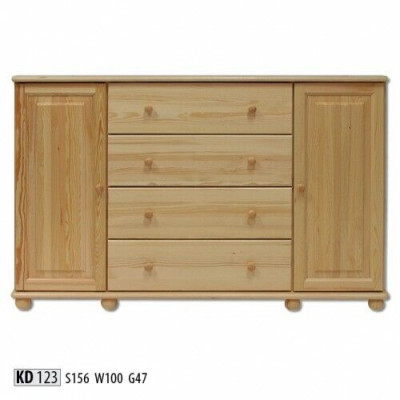 Solid Chest of drawers Sideboard Sideboard Wardrobe Furniture Chests of drawers Real wood Lowboard new