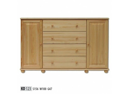 Solid Chest of drawers Sideboard Sideboard Wardrobe Furniture Chests of drawers Real wood Lowboard new