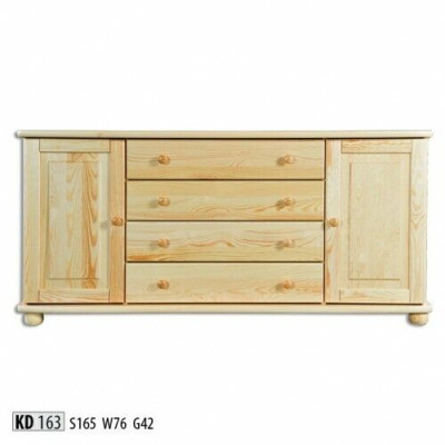 Sideboard Solid Chest of drawers Sideboard Wardrobe Furniture Chests of drawers Real wood Lowboard new