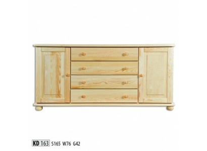 Sideboard Solid Chest of drawers Sideboard Wardrobe Furniture Chests of drawers Real wood Lowboard new