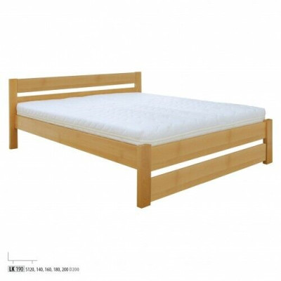 Massive Furniture Bedroom Wooden bed Real Wood Bed Beds Hotel 180x200 style