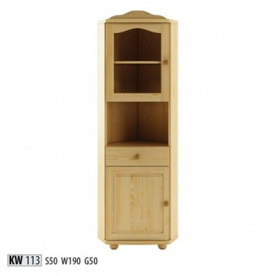 Glass showcase corner showcase corner wardrobe real wood solid wood new display cabinets