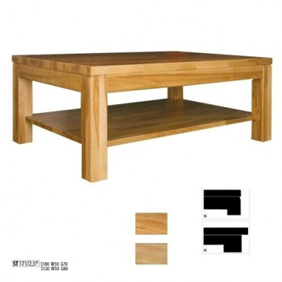 Coffee table wooden table Real wood Coffee tables table top Side table Table 100x70