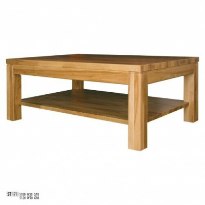 Coffee table wooden table Real wood Coffee tables table top Side table Table 100x70