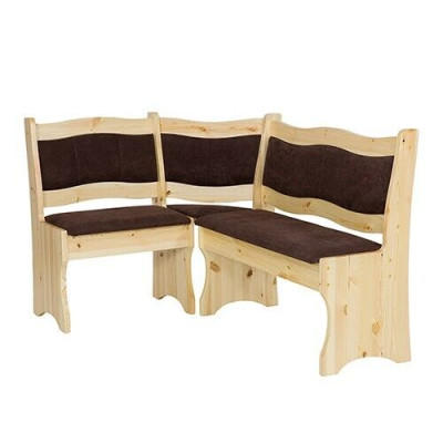 Corner bench Real wood pine Solid Wood Dining room Country house Handcraft corner benches new