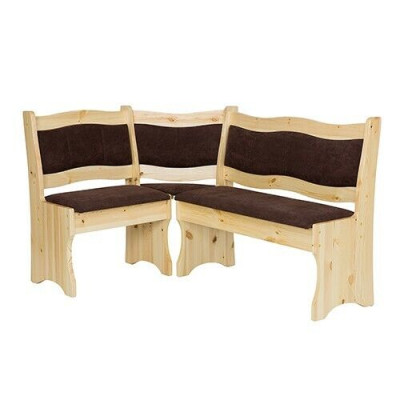 Corner bench Real wood pine Solid Wood Dining room Country house Handcraft corner benches new