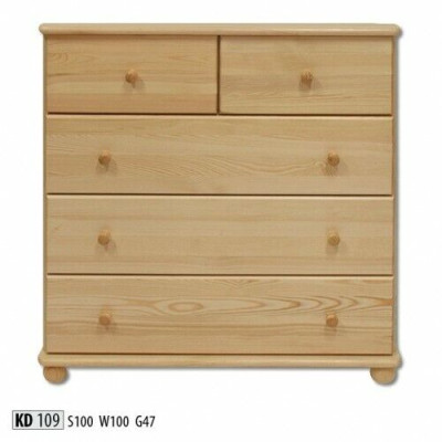 Solid Chest of drawers Sideboard Wardrobe Chests of drawers Real wood Cabinets 100cm Sideboard new