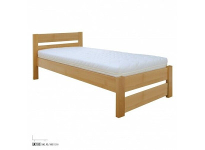 Wooden bed Real Wood Bed Beds Four Poster Hotel 100x200 Style Massive Furniture new