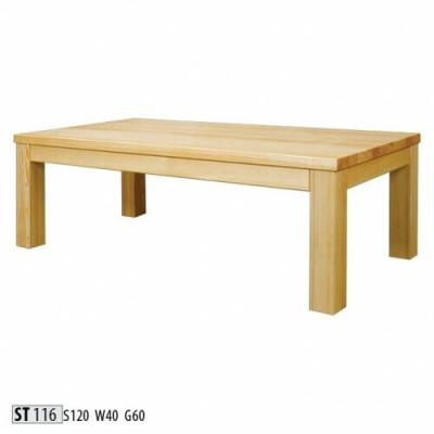 Coffee table wooden table Real wood Coffee tables table top Table 120x60 Side table