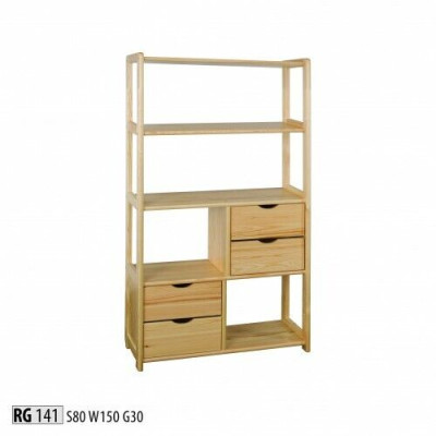 Designer Wardrobe Wall shelf Wall Shelves Living Room Cabinets Office Furniture Solid wood