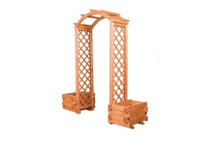 Garden Arch Rose Arch Flower Box Wood Plant Box Trellis Flower Stand