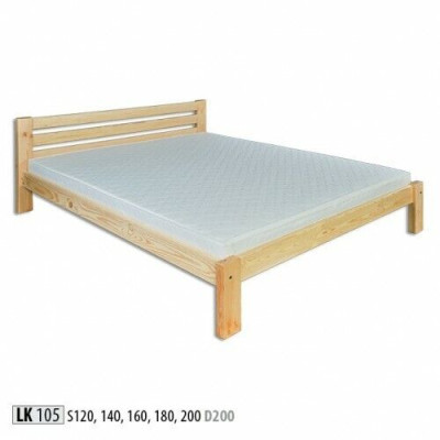 Wooden bed Slatted frame Double bed Solid wood Furniture Wood Furniture Handcraft 200*200 cm