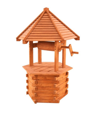 Decorative r fountain garden decoration real wood handmade wooden fountain water
