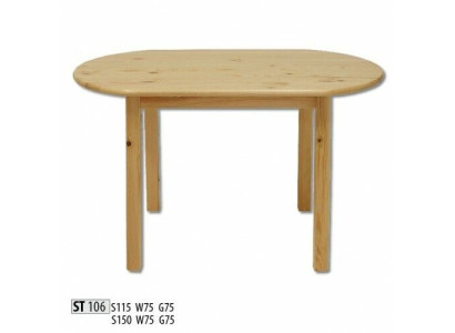 Dining table Wood Tables Living Dining Room Table 150x75 Solid wood Dining tables Real wood