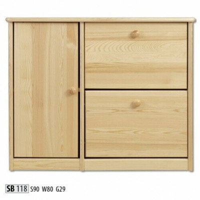 Shoe cabinet compartment Chest of drawers Real wood Solid Furniture Shoe tipper Shoe rack Shelf