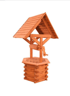 Fountain Garden Decoration Real Wood Garden Furniture Decorative Item Patio Water