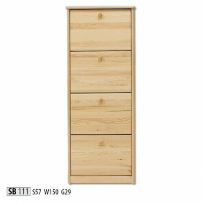 Shoe cabinet compartment Chest of drawers Real wood Solid Furniture Shoe rack Shelf