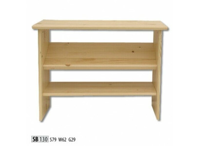 Handmade shoe rack 2 layer shoe stand 2 tier shoe rack Real wood