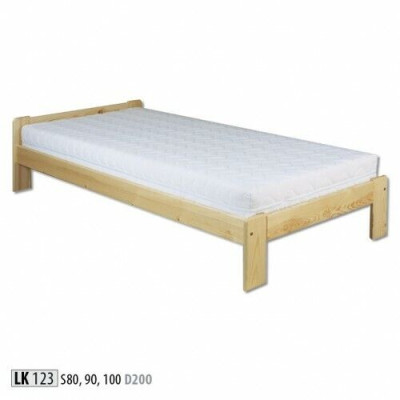 Bed Wood Solid Bedroom Beds 100x200cm Single Bed Solid Furniture